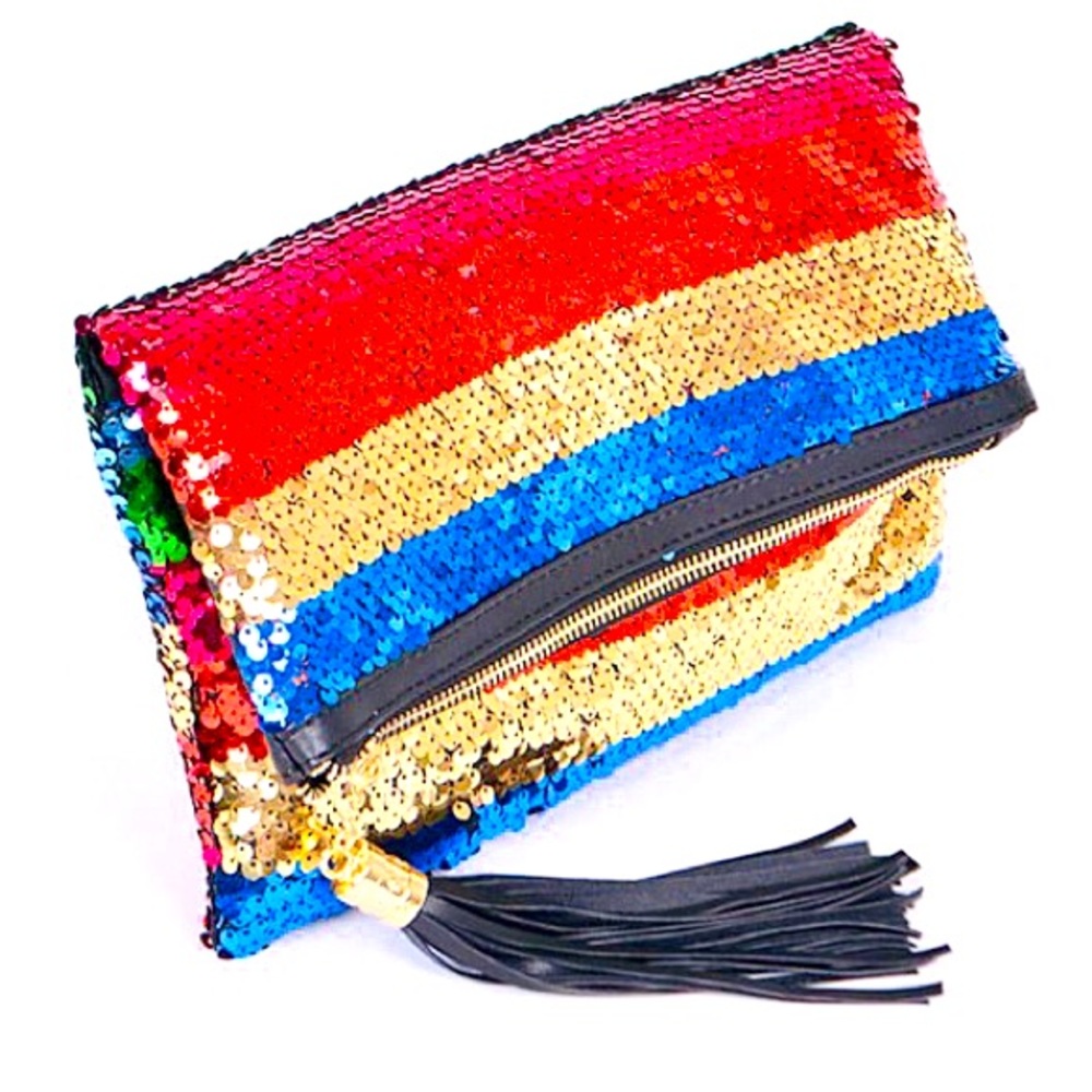 Sequin Clutch Handbag